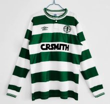 87-88 Celtic Home Retro Jersey Long Sleeve