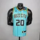 NBA Men Season 2021 Charlotte Hornets #20 HAYWARD Green City Jersey High Quality Name and Number Print