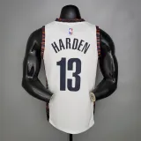 NBA Men New Brooklyn Nets White City #13 HARDEN Jersey High Quality Name and Number Print