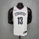 NBA Men New Brooklyn Nets White City #13 HARDEN Jersey High Quality Name and Number Print