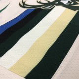 NBA Men Milwaukee Bucks Beige #34 ANTETOKOUNMPO Jersey High Quality Name and Number Print