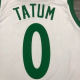 NBA Season 2021 Boston Celtics White City #0 TATUM Jersey High Quality Name and Number Print