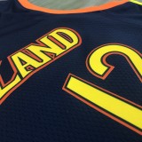 NBA Men Season 2021 Golden State Warriors #12 OUBRE JR. Black City Jersey High Quality Name and Number Print