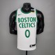 NBA Season 2021 Boston Celtics White City #0 TATUM Jersey High Quality Name and Number Print