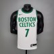 NBA Season 2021 Boston Celtics White City #7 BROWN Jersey High Quality Name and Number Print