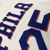NBA Men Philadelphia 76ers White #25 SIMMONS Jersey High Quality Name and Number Print
