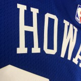 NBA Men Philadelphia 76ers Blue #39 HOWARD Jersey High Quality Name and Number Print