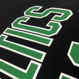 NBA Season 2021 Boston Celtics Black with Green Name #11 IRVING Jersey High Quality Name and Number Print