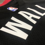 NBA Men Season 2021 Houston Rockets Black with Jordan Logo #1 WALL Jersey High Quality Name and Number Print
