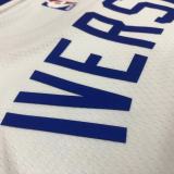 NBA Men Philadelphia 76ers 19-20 Season White #3 IVERSON Jersey High Quality Name and Number Print