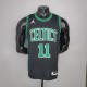 NBA Season 2021 Boston Celtics Black with Green Name #11 IRVING Jersey High Quality Name and Number Print
