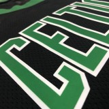 NBA Season 2021 Boston Celtics Black with Green Name #7 BROWN Jersey High Quality Name and Number Print
