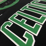 NBA Season 2021 Boston Celtics Black with Green Name #0 TATUM Jersey High Quality Name and Number Print