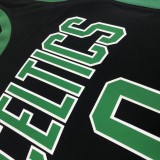 NBA Season 2021 Boston Celtics Black with Green Name #0 TATUM Jersey High Quality Name and Number Print
