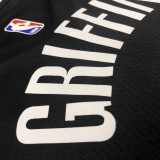 NBA Men New Brooklyn Nets Black #2 GRIFFIN Jersey High Quality Name and Number Print