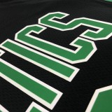 NBA Season 2021 Boston Celtics Black with Green Name #0 TATUM Jersey High Quality Name and Number Print