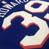 NBA Men Philadelphia 76ers Blue #39 HOWARD Jersey High Quality Name and Number Print