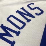 NBA Men Philadelphia 76ers White #25 SIMMONS Jersey High Quality Name and Number Print