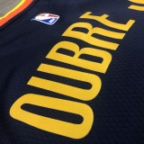 NBA Men Season 2021 Golden State Warriors #12 OUBRE JR. Black City Jersey High Quality Name and Number Print