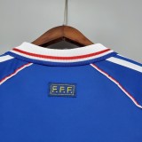 1998 France Home  Retro Jersey