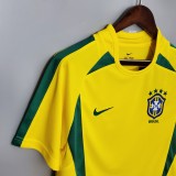 2002 Brazil Home  Retro Jersey