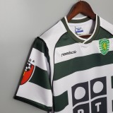 01-03 Sporting Lisbon Home Retro Jersey Thai Quality