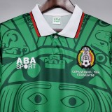 1998 Mexico Home Retro Jersey Fans Version