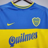 1999 Boca Home Retro Soccer Jersey Thai Quality