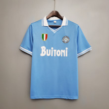 86/87 Napoli Home Retro Jersey Thail  Quality