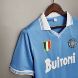 86/87 Napoli Home Retro Jersey Thail  Quality