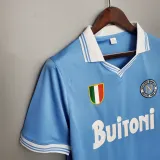 86/87 Napoli Home Retro Jersey Thail  Quality