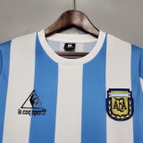 1986 Argentina Home Retro Jersey Fan Version