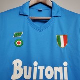 87/88 Napoli Home Retro Jersey Thail  Quality