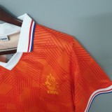 1991 Netherlands Home Retro Jersey
