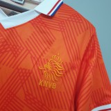 1991 Netherlands Home Retro Jersey
