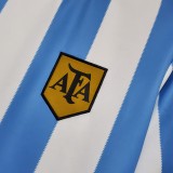 1978 Argentina Home Retro Jersey Fans Version