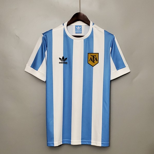 1978 Argentina Home Retro Jersey Fans Version