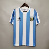 1986 Argentina Home Retro Jersey Fan Version
