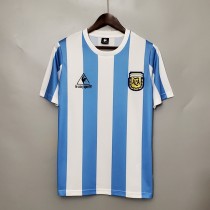 1986 Argentina Home Retro Jersey Fan Version