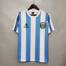 1986 Argentina Home Retro Jersey Fan Version