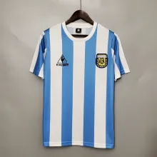 1986 Argentina Home Retro Jersey Fan Version