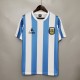 1986 Argentina Home Retro Jersey Fan Version