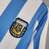 1986 Argentina Home Retro Jersey Fan Version