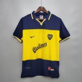 1999 Boca Home Retro Soccer Jersey Thai Quality