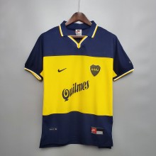 1999 Boca Home Retro Soccer Jersey Thai Quality