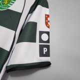 01-03 Sporting Lisbon Home Retro Jersey Thai Quality
