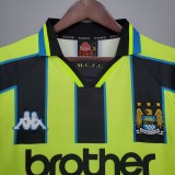 98-99 Manchester City  Away Retro Jersey