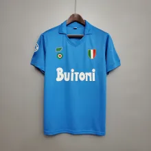 87/88 Napoli Home Retro Jersey Thail  Quality