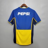 2002 Boca Home Retro Soccer Jersey Thai Quality