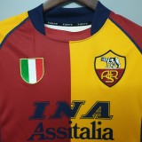 01/02 Roma Home Retro Jersey